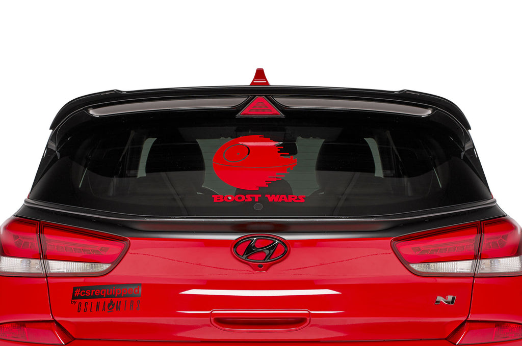 CSR Heckspoiler | Heckflügel mit ABE für Hyundai I30 N (PD) N HF683-G Glossy schwarz Hochglanz (keine Lackierung erforderlich)