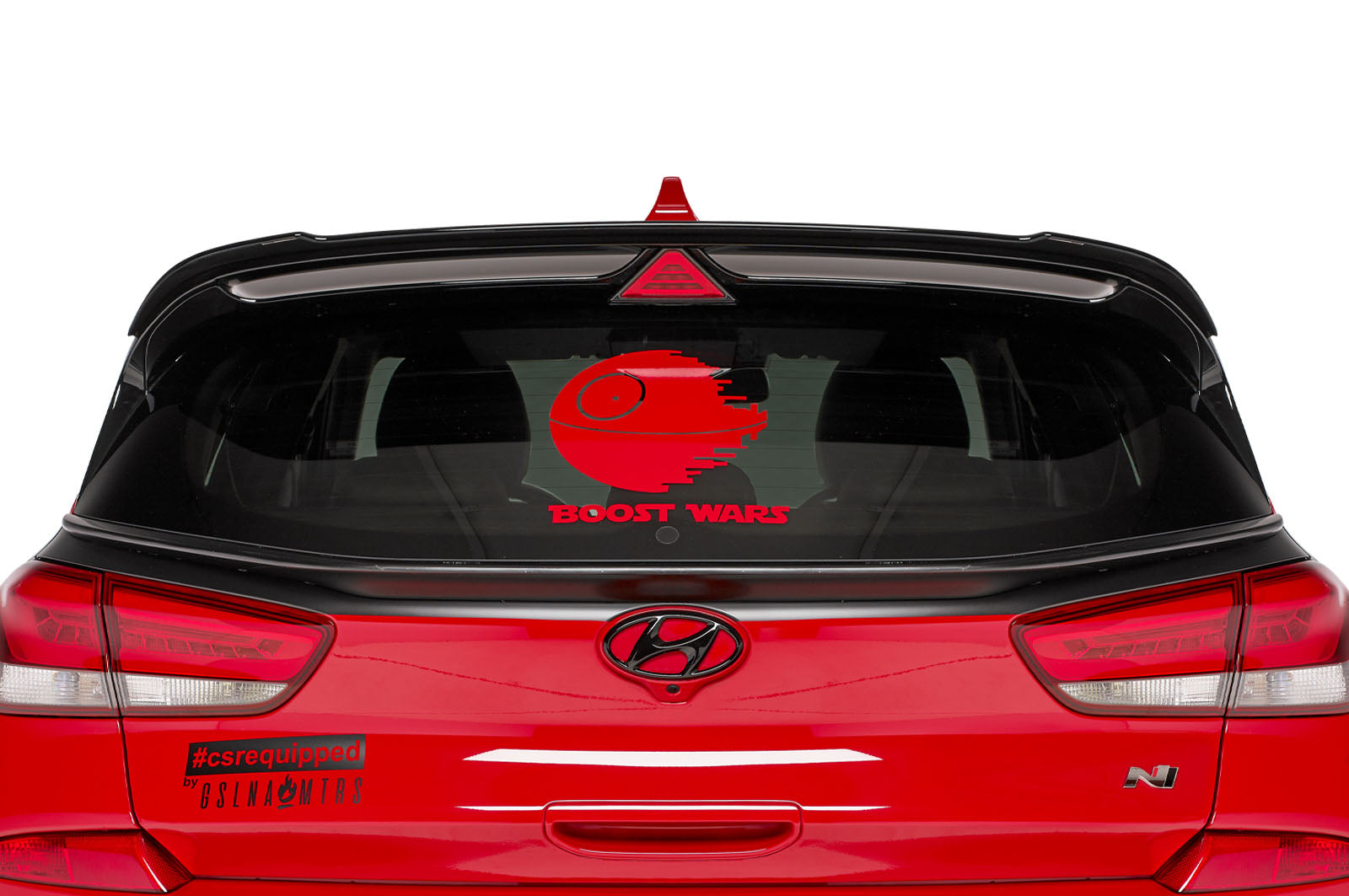 CSR Heckspoiler | Heckflügel mit ABE für Hyundai I30 N (PD) N HF683-G Glossy schwarz Hochglanz (keine Lackierung erforderlich)