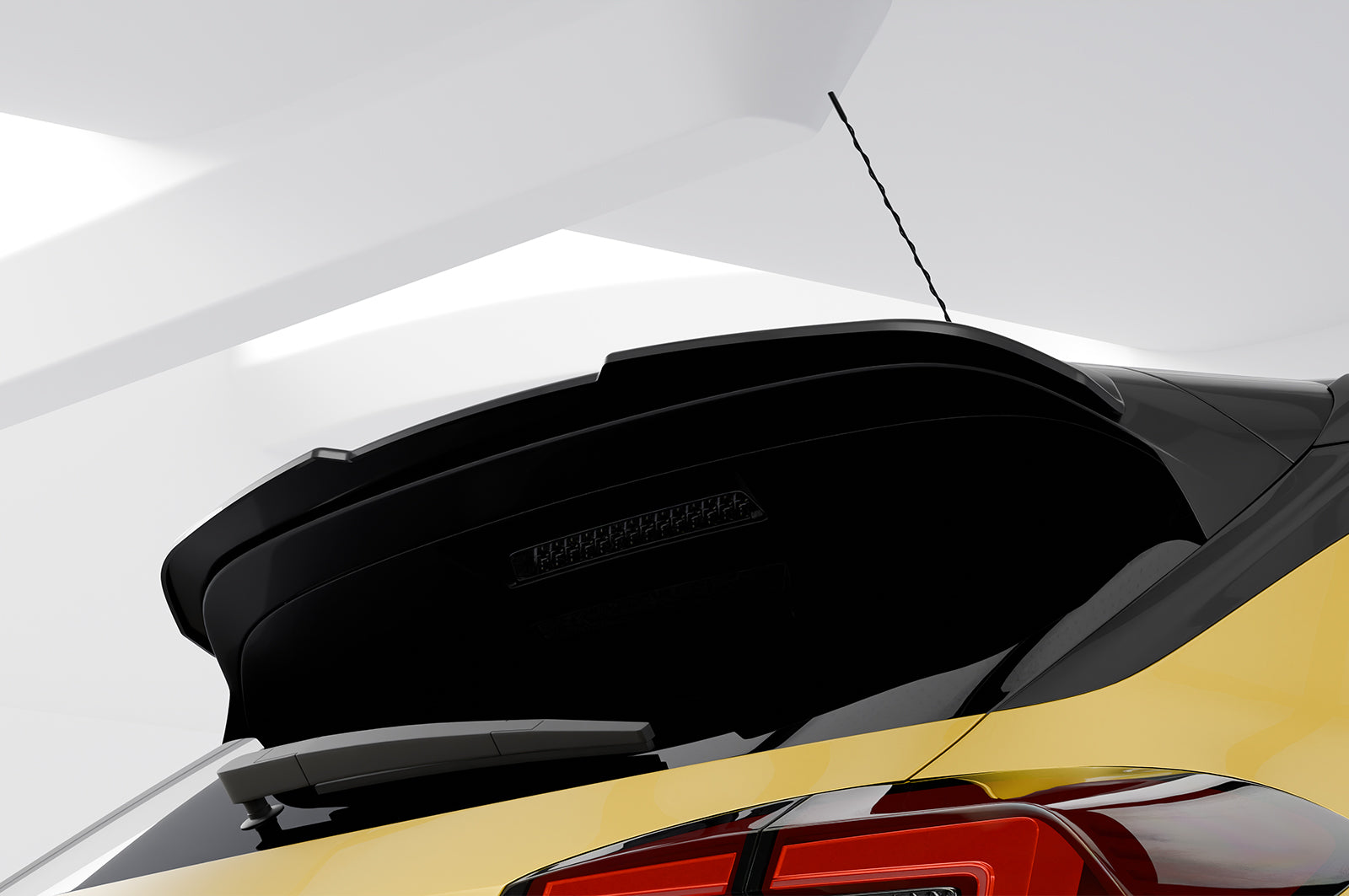 CSR Heckspoiler | Heckflügel mit ABE für Opel Corsa F HF686-C Carbon Look Hochglanz (keine Lackierung erforderlich)