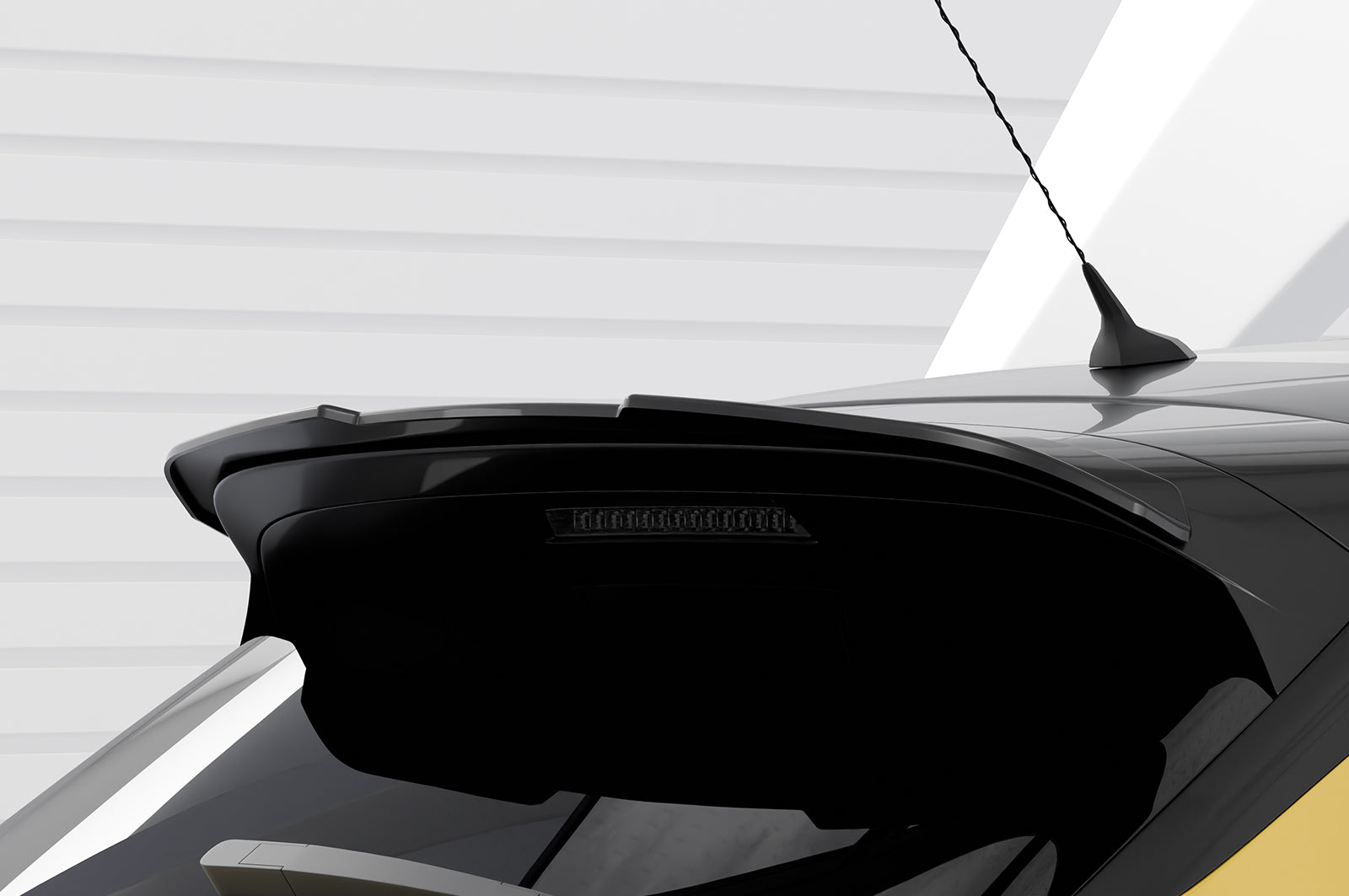 CSR Heckspoiler | Heckflügel mit ABE für Opel Corsa F HF686-G Glossy schwarz Hochglanz (keine Lackierung erforderlich)