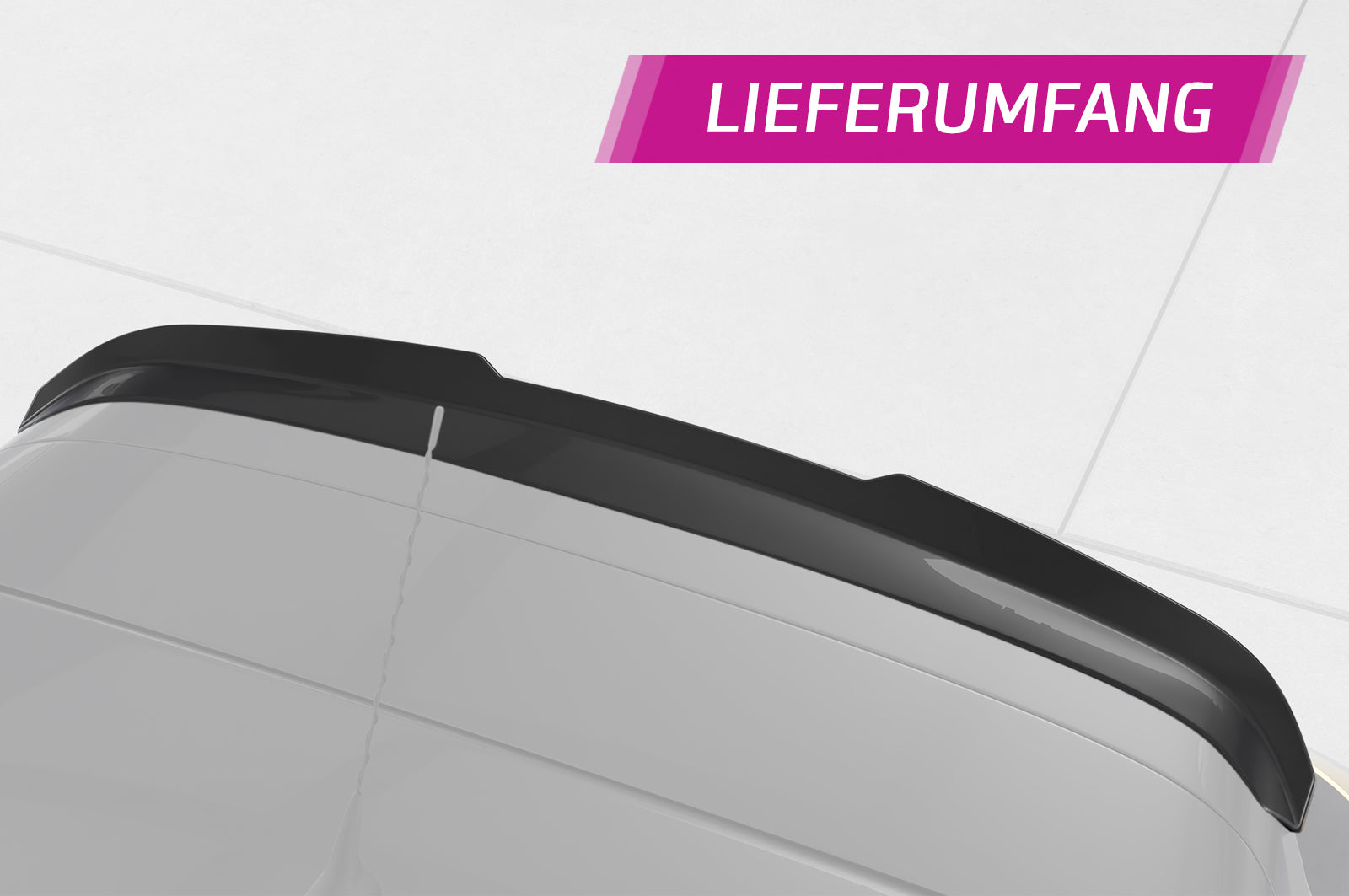CSR Heckspoiler | Heckflügel mit ABE für Opel Corsa F HF686-G Glossy schwarz Hochglanz (keine Lackierung erforderlich)