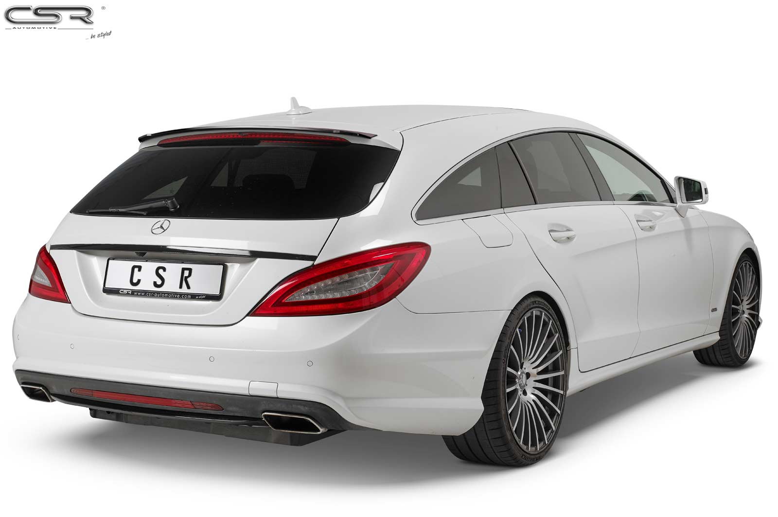CSR Heckspoiler | Heckflügel mit ABE für Mercedes-Benz CLS X218 AMG-Line HF688-G Glossy schwarz Hochglanz (keine Lackierung erforderlich)