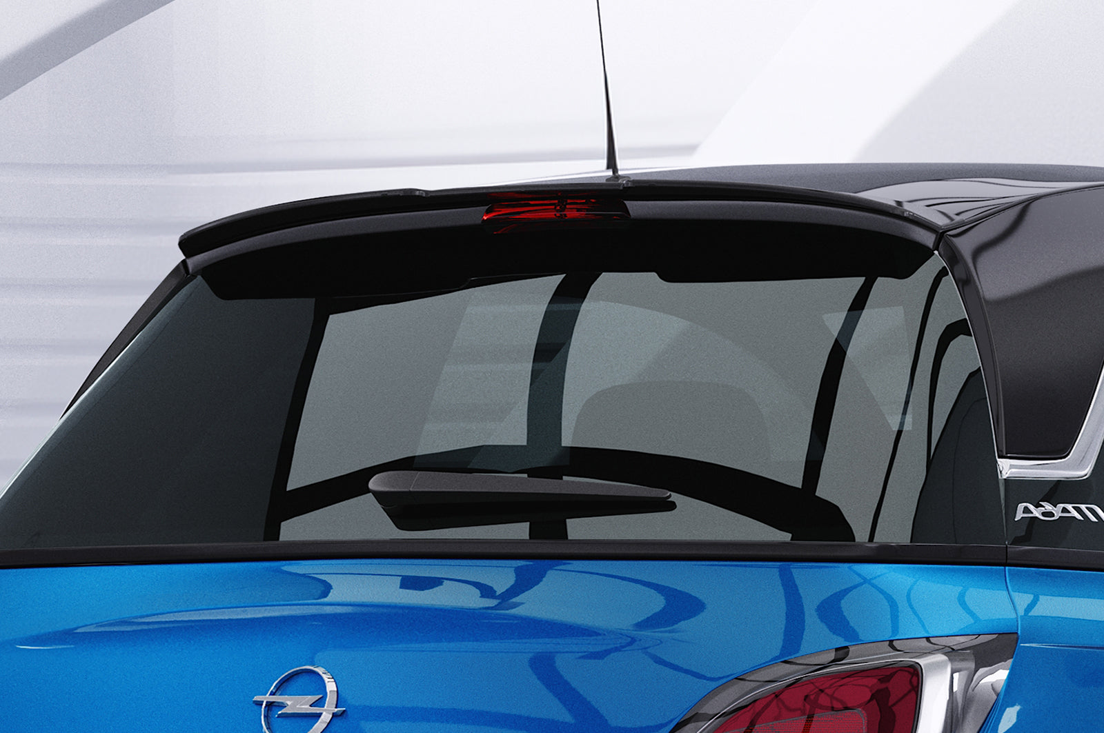 CSR Heckspoiler | Heckflügel mit ABE für Opel Adam HF689-G Glossy schwarz Hochglanz (keine Lackierung erforderlich)