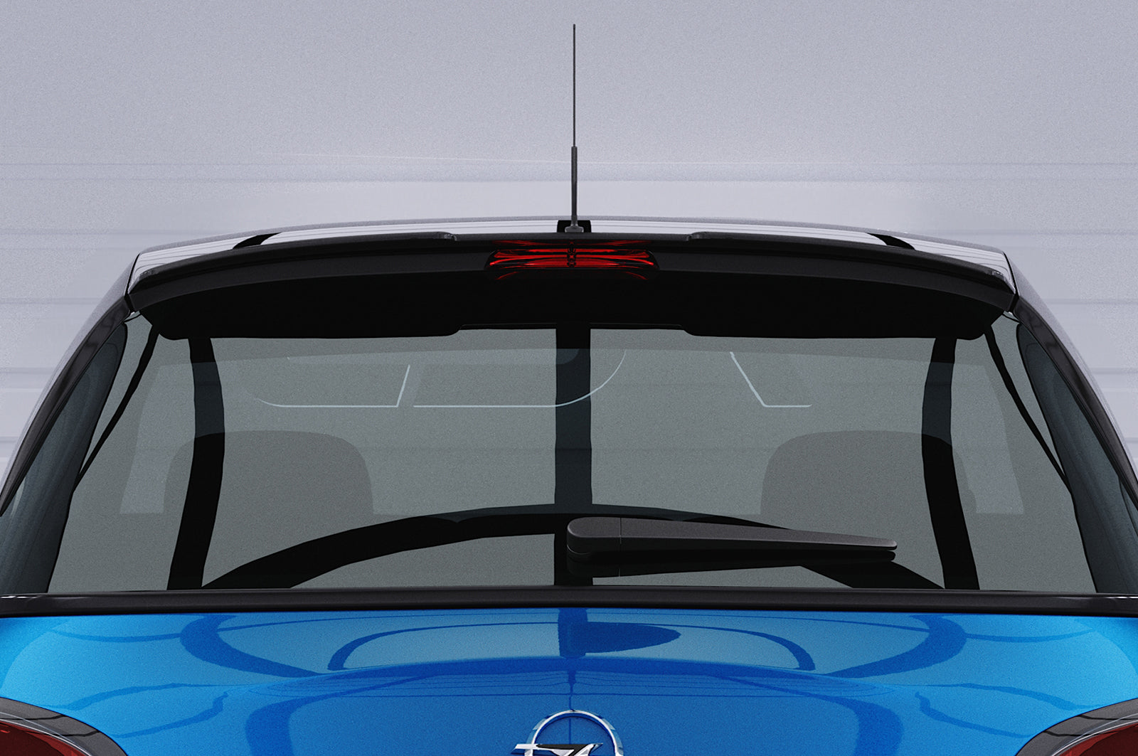 CSR Heckspoiler | Heckflügel mit ABE für Opel Adam HF689-G Glossy schwarz Hochglanz (keine Lackierung erforderlich)