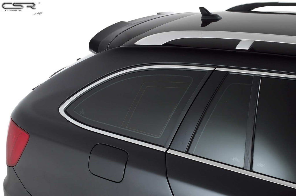 CSR Heckspoiler | Heckflügel mit ABE für Skoda Superb II (Typ 3T) Kombi HF691-C Carbon Look Hochglanz (keine Lackierung erforderlich)