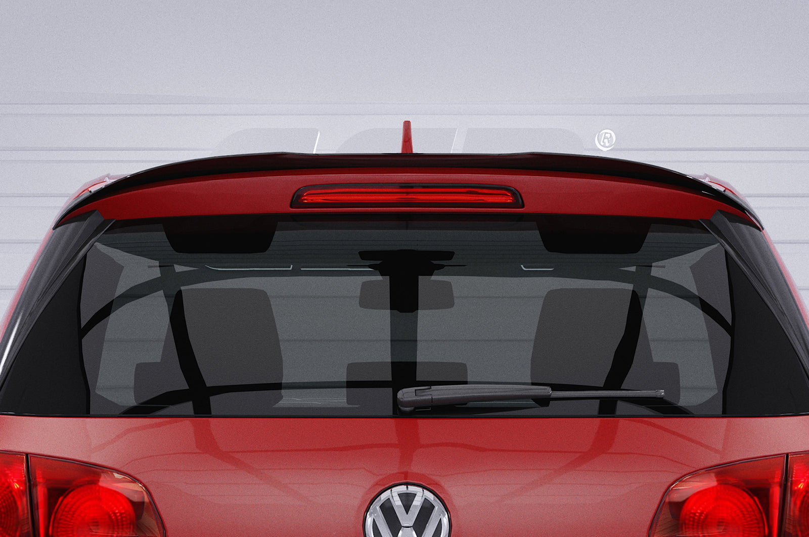 CSR Heckspoiler | Heckflügel mit ABE für VW Golf 6 Basisversion HF693-L Unlackiert roh (Lackierung erforderlich)