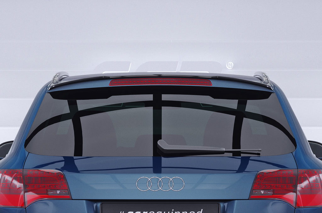 CSR Heckspoiler | Heckflügel mit ABE für Audi A6 C6 Typ 4F Avant HF697-G Glossy schwarz Hochglanz (keine Lackierung erforderlich)