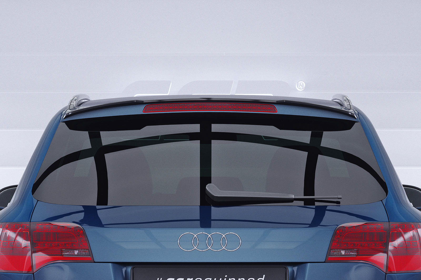 CSR Heckspoiler | Heckflügel mit ABE für Audi A6 C6 Typ 4F Avant HF697-G Glossy schwarz Hochglanz (keine Lackierung erforderlich)