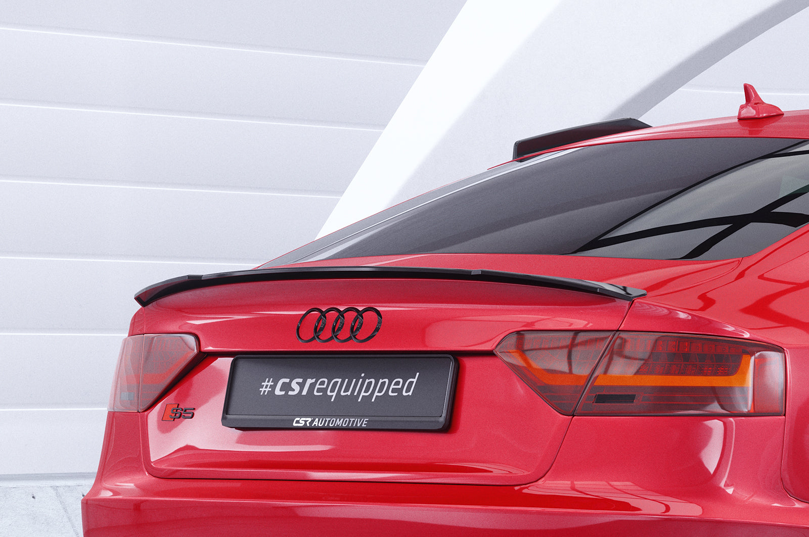 CSR Heckspoiler | Heckflügel mit ABE für Audi A5 / S5 8T Sportback HF701-L Unlackiert roh (Lackierung erforderlich)