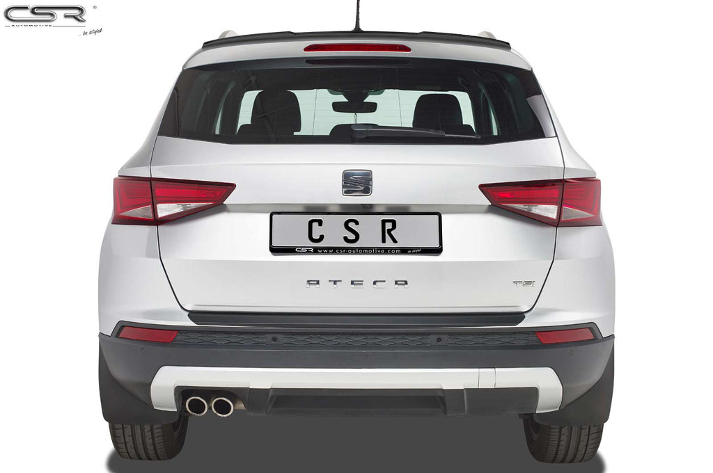CSR Heckspoiler | Heckflügel mit ABE für Seat Ateca (Typ 5FP, KH7) HF702-L Unlackiert roh (Lackierung erforderlich)