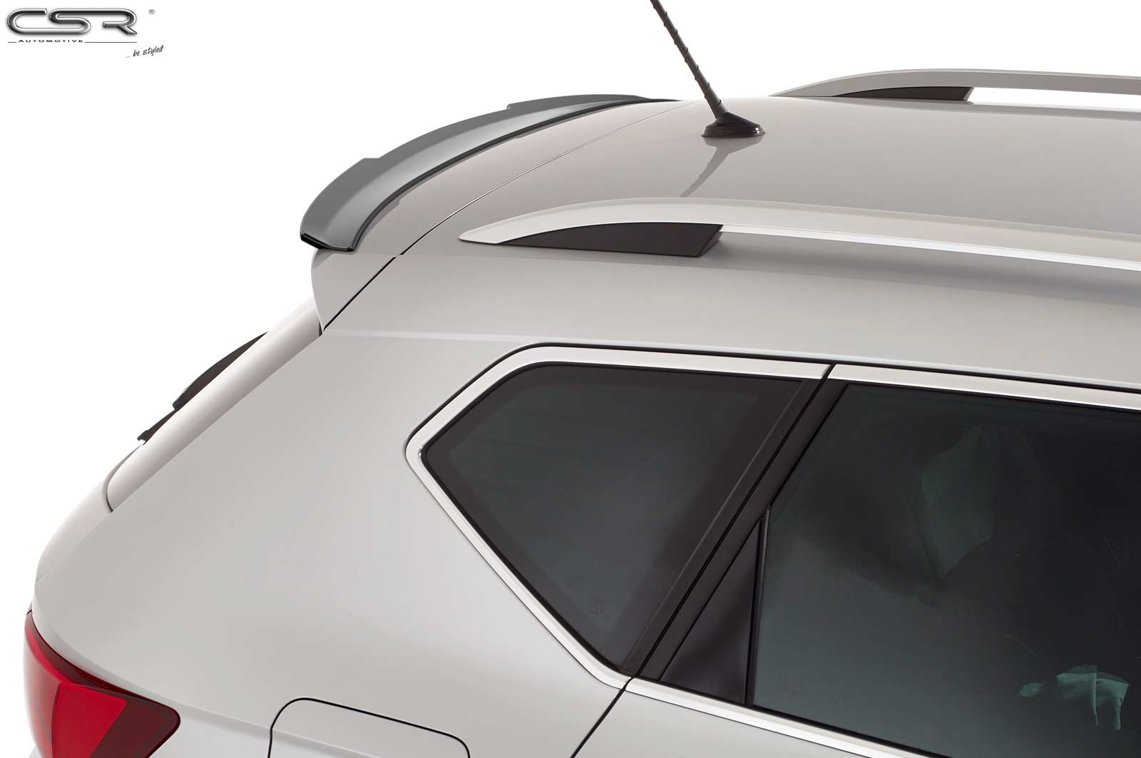 CSR Heckspoiler | Heckflügel mit ABE für Seat Ateca (Typ 5FP, KH7) HF702-C Carbon Look Hochglanz (keine Lackierung erforderlich)