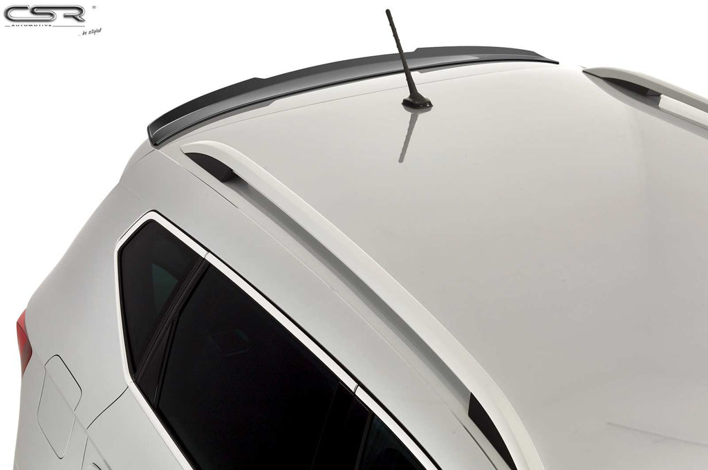 CSR Heckspoiler | Heckflügel mit ABE für Seat Ateca (Typ 5FP, KH7) HF702-S Strukturiert schwarz matt (keine Lackierung erforderlich)