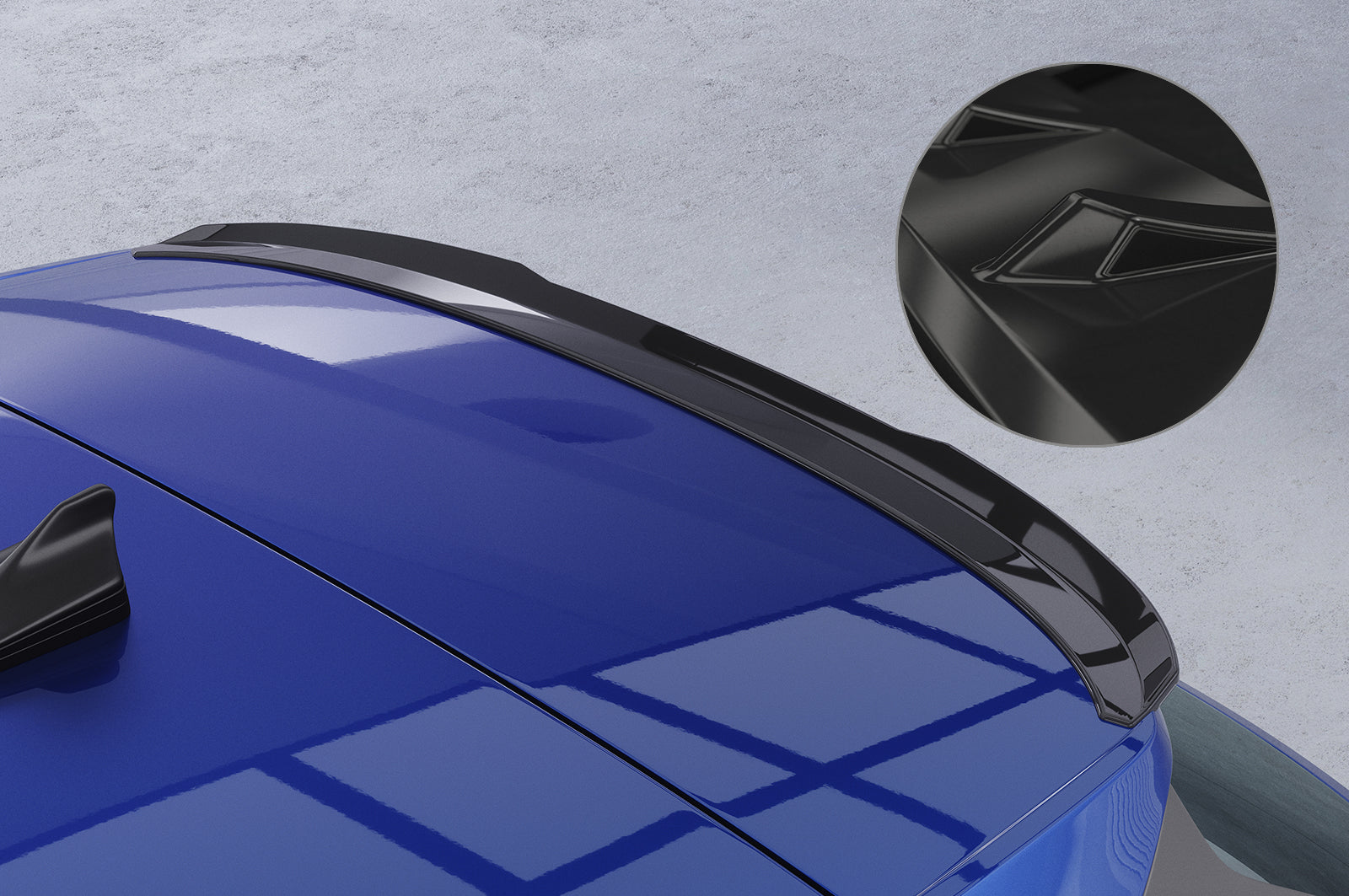 CSR Heckspoiler | Heckflügel mit ABE für Skoda Octavia IV Combi HF703-G Glossy schwarz Hochglanz (keine Lackierung erforderlich)