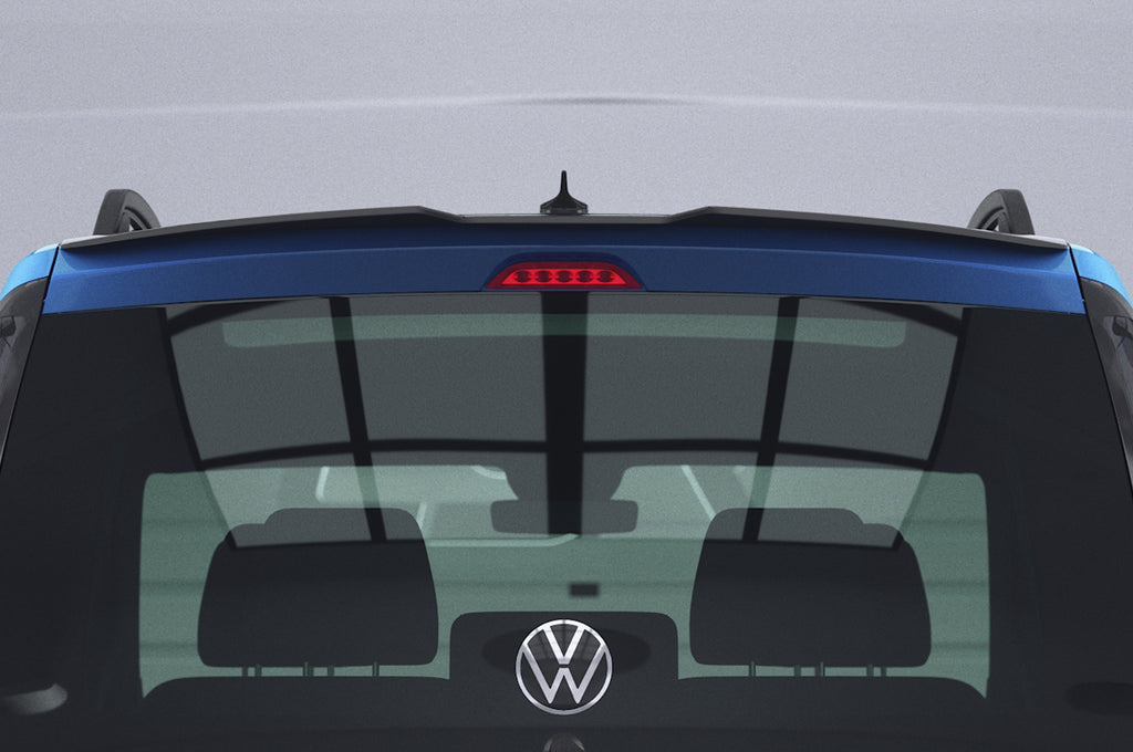 CSR Heckspoiler | Heckflügel mit ABE für VW Caddy 5 (Typ SB) HF706-C Carbon Look Hochglanz (keine Lackierung erforderlich)
