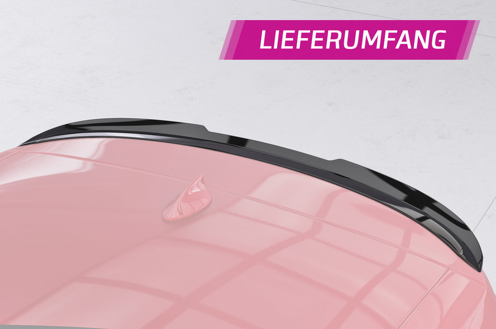 CSR Heckspoiler | Heckflügel mit ABE für Ford S-Max 2. Gen HF708-C Carbon Look Hochglanz (keine Lackierung erforderlich)