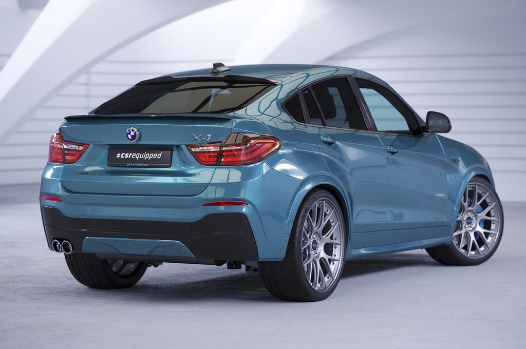 CSR Heckspoiler | Heckflügel mit ABE für BMW X4 (F26) HF711-S Strukturiert schwarz matt (keine Lackierung erforderlich)