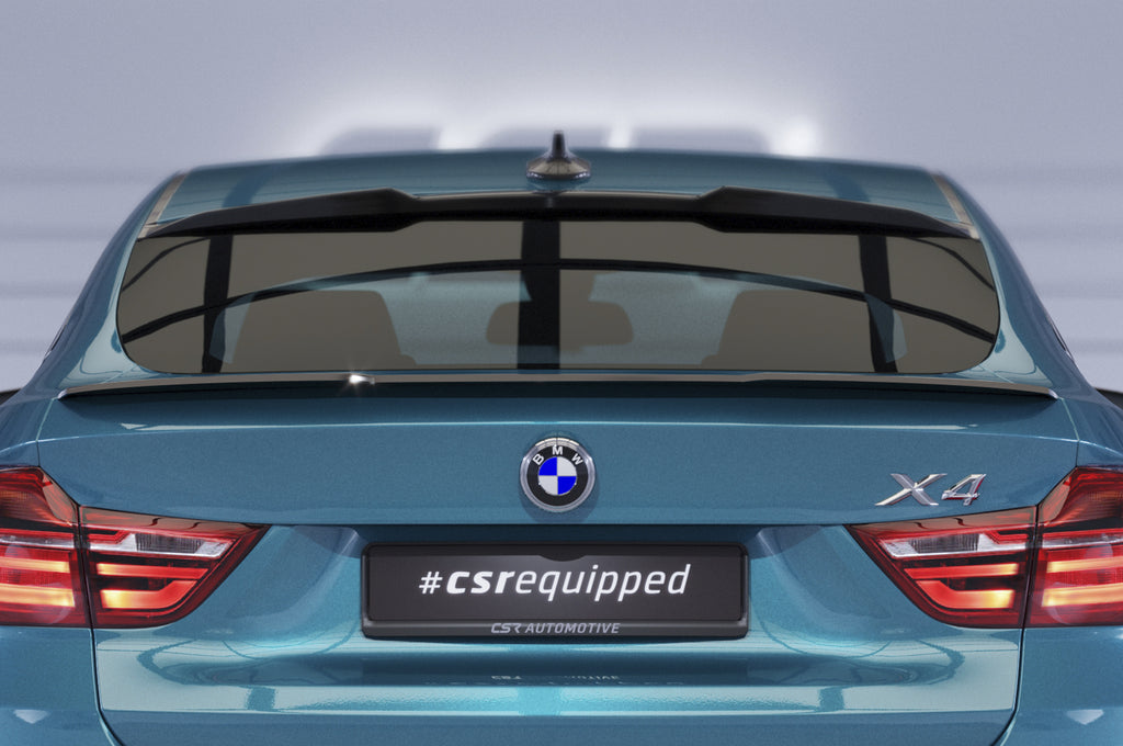CSR Heckspoiler | Heckflügel mit ABE für BMW X4 (F26) HF711-S Strukturiert schwarz matt (keine Lackierung erforderlich)