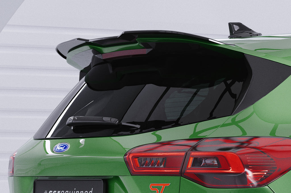 CSR Heckspoiler | Heckflügel mit ABE für Ford Focus MK4 ST HF713-L Unlackiert roh (Lackierung erforderlich)