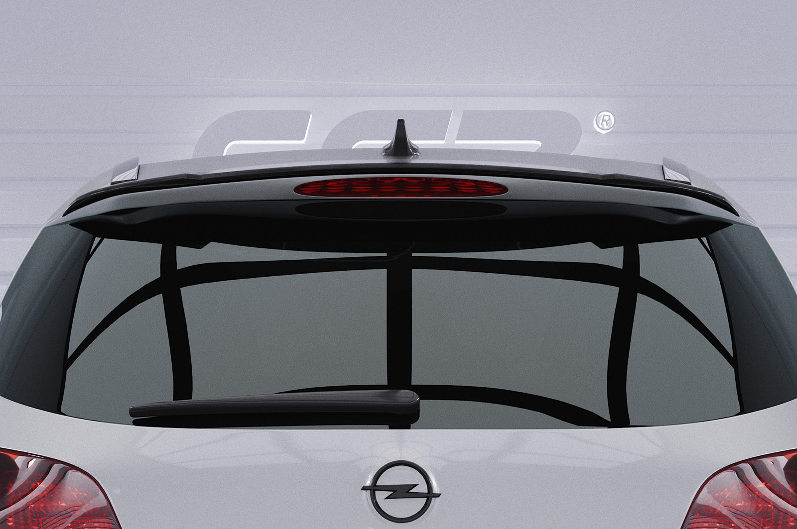 CSR Heckspoiler | Heckflügel mit ABE für Opel Astra J Sports Tourer HF715-C Carbon Look Hochglanz (keine Lackierung erforderlich)