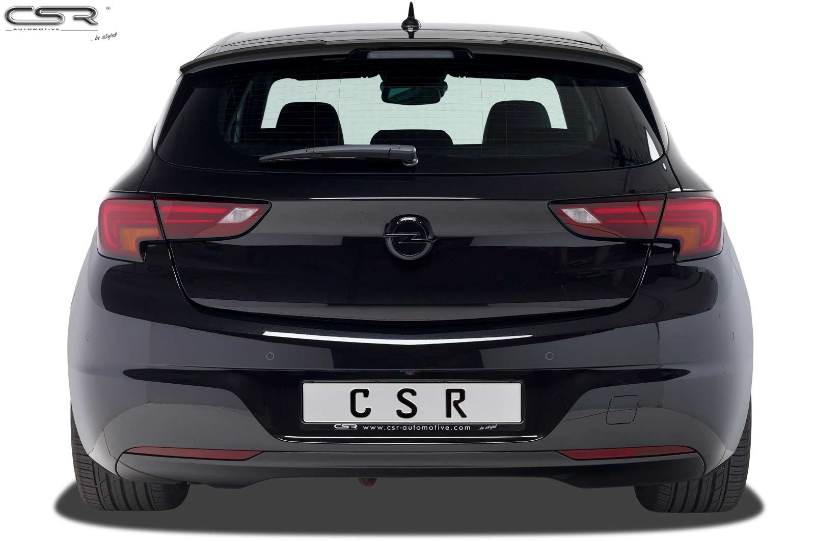 CSR Heckspoiler | Heckflügel mit ABE für Opel Astra K Schrägheck HF716-L Unlackiert roh (Lackierung erforderlich)