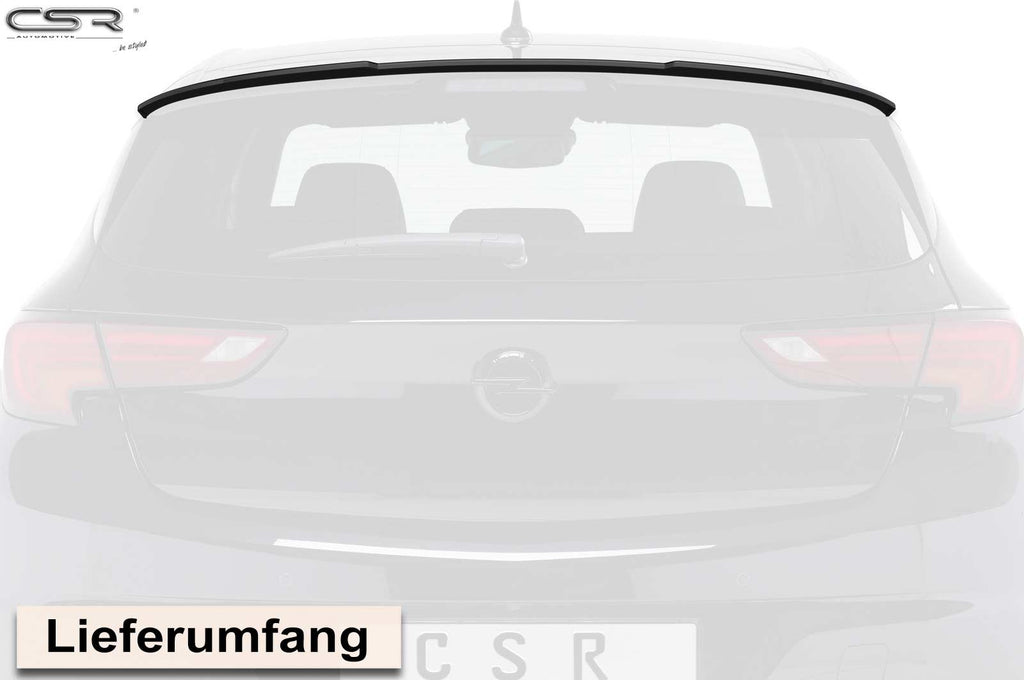 CSR Heckspoiler | Heckflügel mit ABE für Opel Astra K Schrägheck HF716-L Unlackiert roh (Lackierung erforderlich)