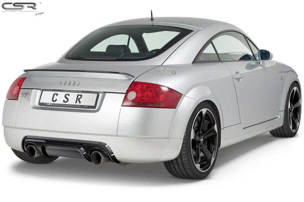 CSR Heckspoiler | Heckflügel mit ABE für Audi TT 8N HF717-S Strukturiert schwarz matt (keine Lackierung erforderlich)