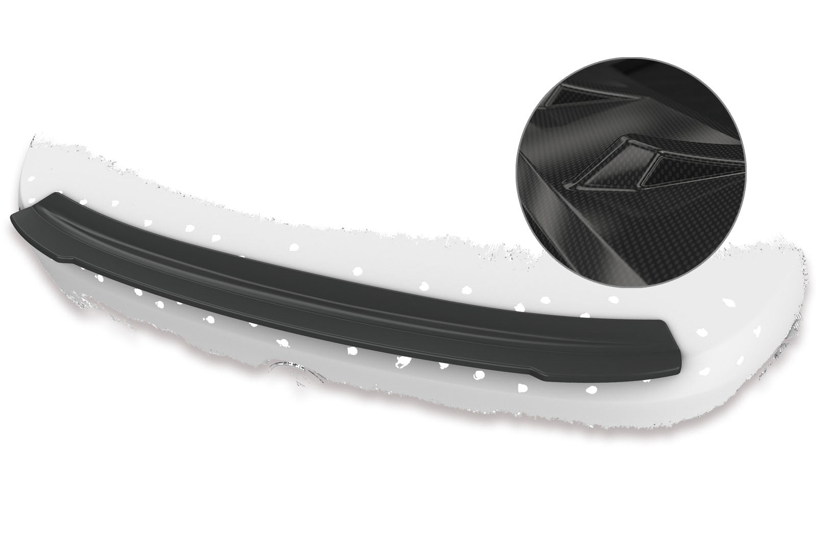 CSR Heckspoiler | Heckflügel mit ABE für BMW 6er E63 / E64 HF722-C Carbon Look Hochglanz (keine Lackierung erforderlich)