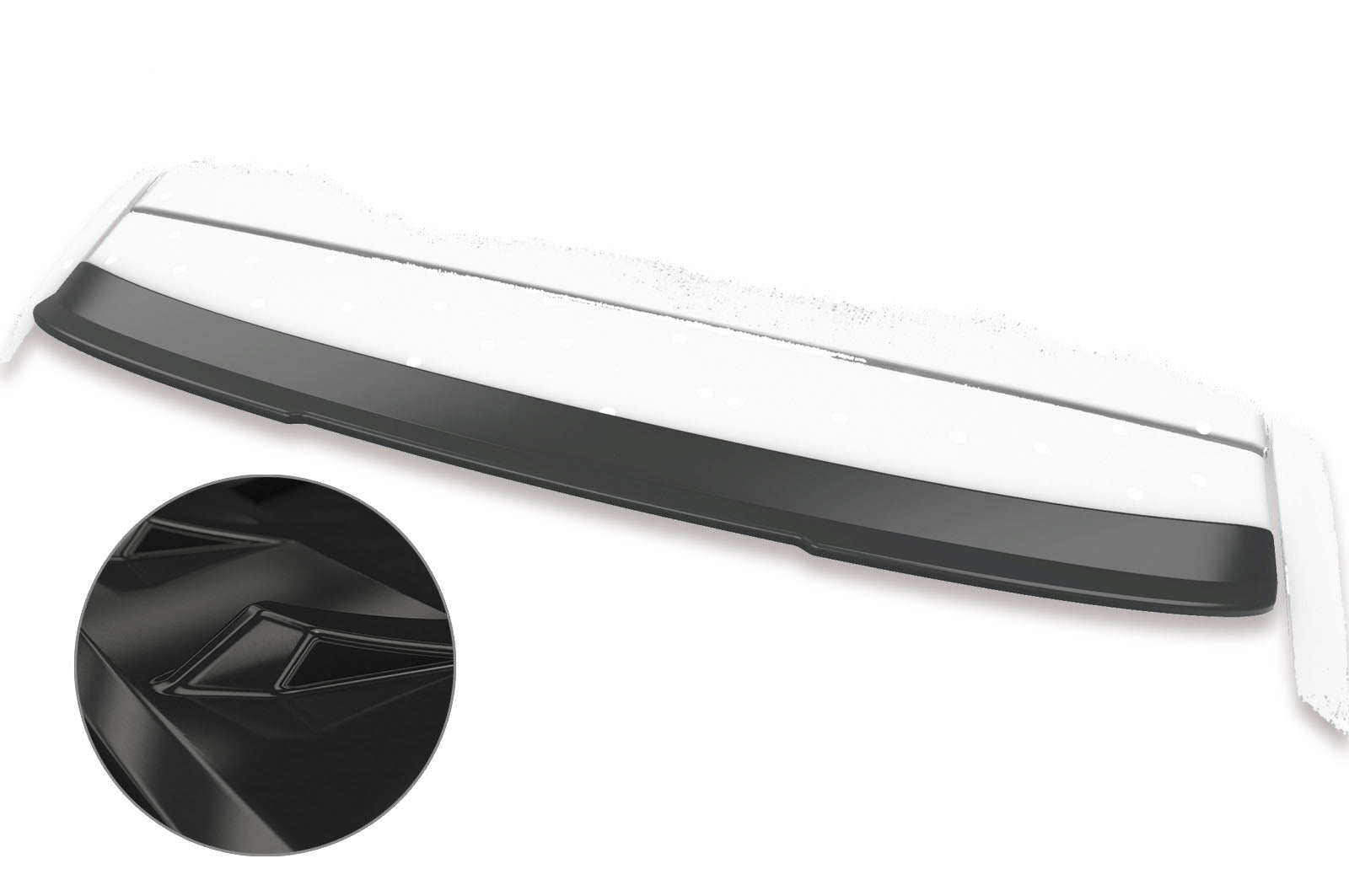 CSR Heckspoiler | Heckflügel mit ABE für Seat Ibiza 3 (Typ 6L) HF724-G Glossy schwarz Hochglanz (keine Lackierung erforderlich)