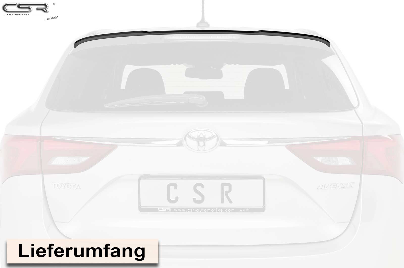 CSR Heckspoiler | Heckflügel mit ABE für Toyota Avensis (T27) Kombi HF725