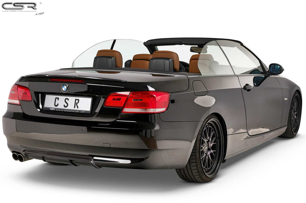 CSR Heckspoiler | Heckflügel mit ABE für BMW 3er E93 Cabrio HF726-S Strukturiert schwarz matt (keine Lackierung erforderlich)