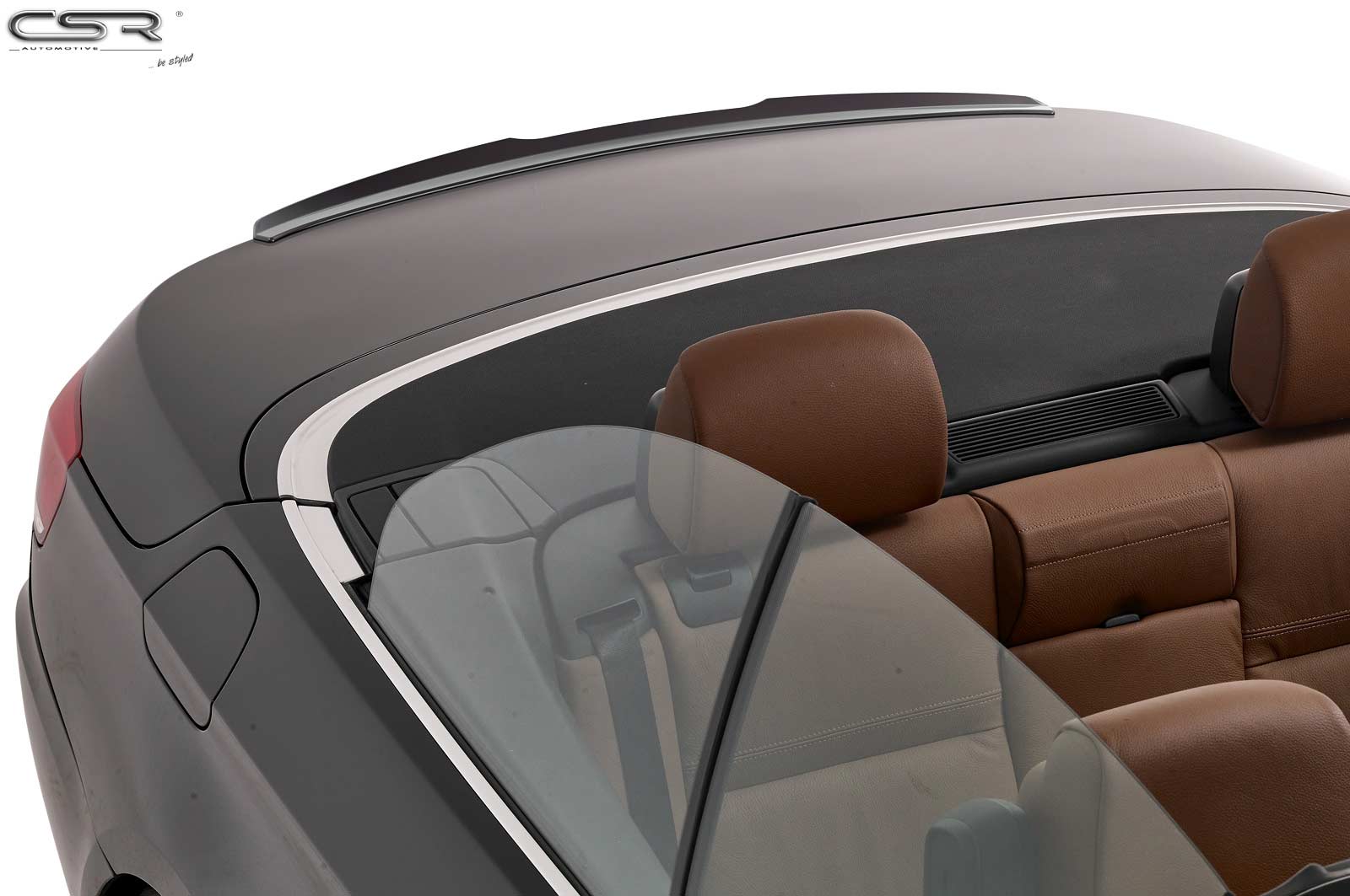 CSR Heckspoiler | Heckflügel mit ABE für BMW 3er E93 Cabrio HF726-S Strukturiert schwarz matt (keine Lackierung erforderlich)