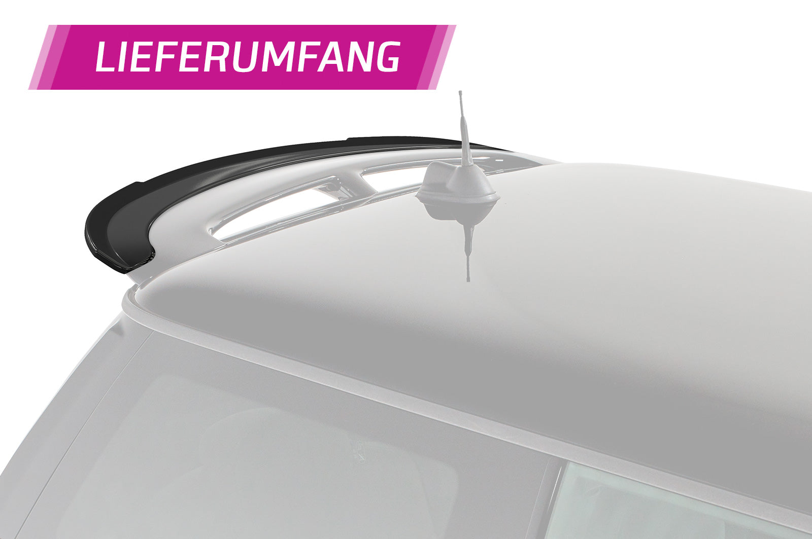 CSR Heckspoiler | Heckflügel mit ABE für Mini R56 John Cooper Works HF729-C Carbon Look Hochglanz (keine Lackierung erforderlich)