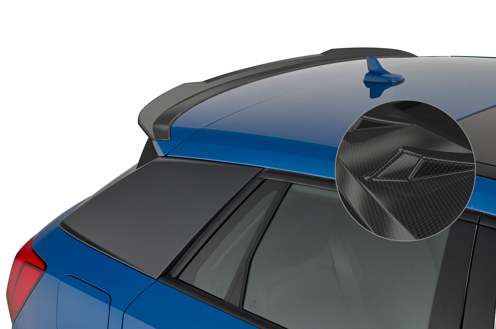 CSR Heckspoiler | Heckflügel mit ABE für Audi Q2 HF734-C Carbon Look Hochglanz (keine Lackierung erforderlich)