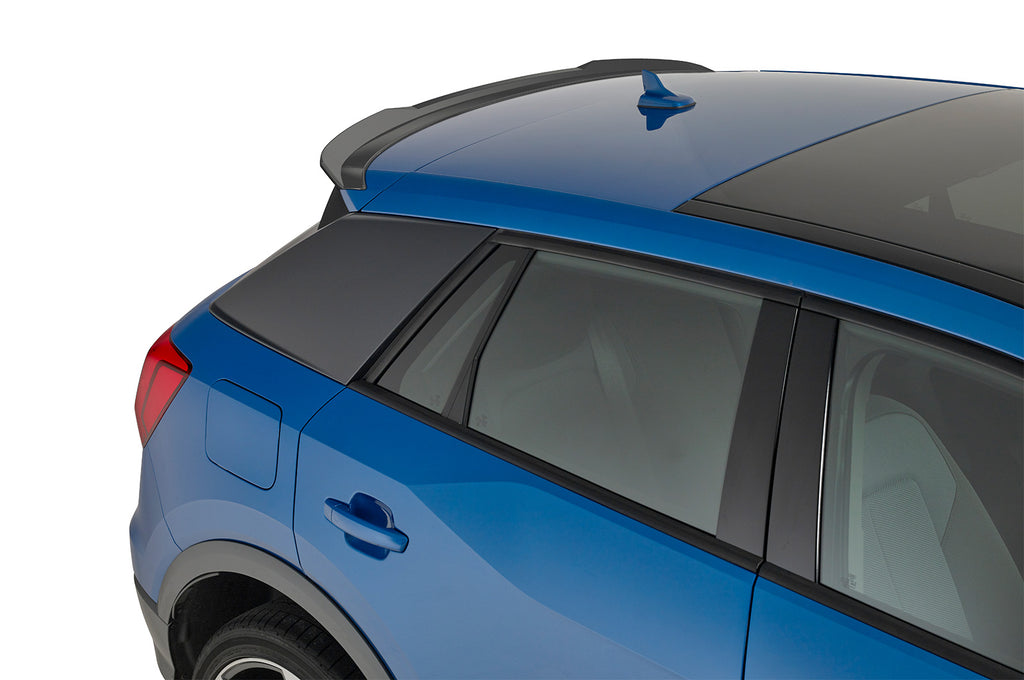 CSR Heckspoiler | Heckflügel mit ABE für Audi Q2 HF734-S Strukturiert schwarz matt (keine Lackierung erforderlich)