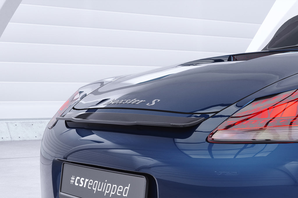 CSR Heckspoiler | Heckflügel mit ABE für Porsche Boxster 987 HF741-G Glossy schwarz Hochglanz (keine Lackierung erforderlich)