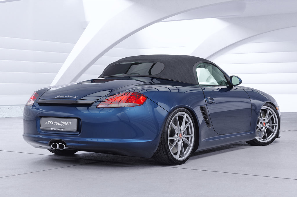 CSR Heckspoiler | Heckflügel mit ABE für Porsche Boxster 987 HF741-G Glossy schwarz Hochglanz (keine Lackierung erforderlich)