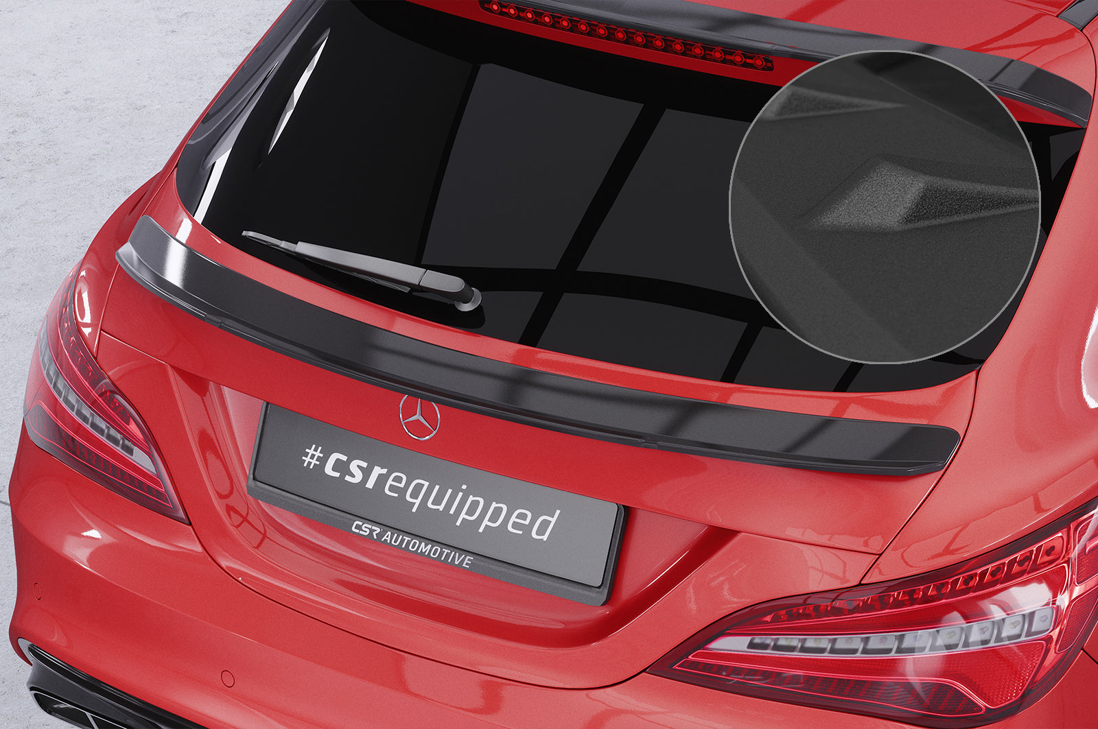 CSR Heckspoiler | Heckflügel mit ABE für Mercedes-Benz CLA X117 Shooting Brake HF743