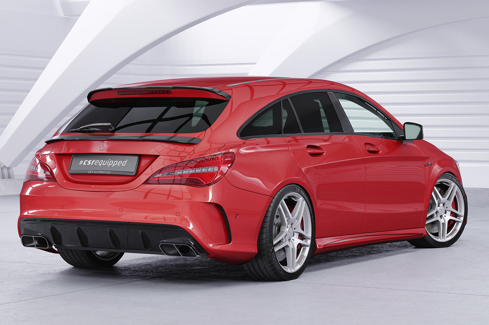 CSR Heckspoiler | Heckflügel mit ABE für Mercedes-Benz CLA X117 Shooting Brake HF743