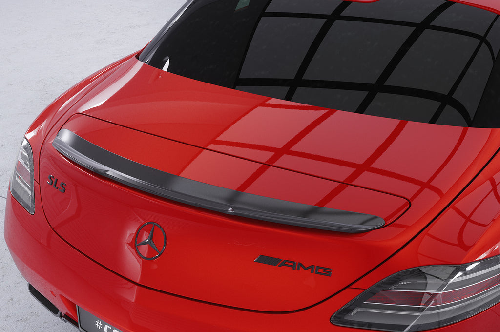 CSR Heckspoiler | Heckflügel mit ABE für Mercedes-Benz SLS AMG (C197/R197) HF746-G Glossy schwarz Hochglanz (keine Lackierung erforderlich)