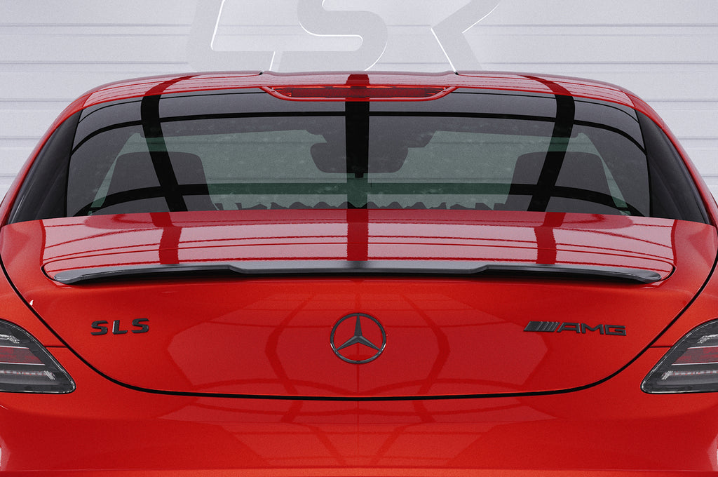 CSR Heckspoiler | Heckflügel mit ABE für Mercedes-Benz SLS AMG (C197/R197) HF746-L Unlackiert roh (Lackierung erforderlich)
