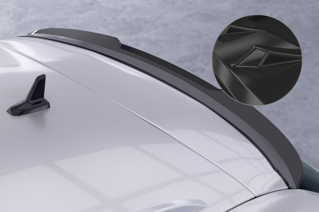 CSR Heckspoiler | Heckflügel mit ABE für Skoda Octavia III (Typ 5E) Combi HF747-G Glossy schwarz Hochglanz (keine Lackierung erforderlich)