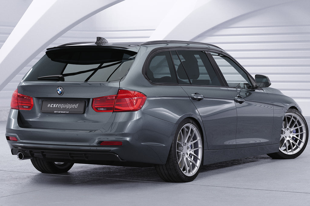 CSR Heckspoiler | Heckflügel mit ABE für BMW 3er F31 Touring HF751-G Glossy schwarz Hochglanz (keine Lackierung erforderlich)