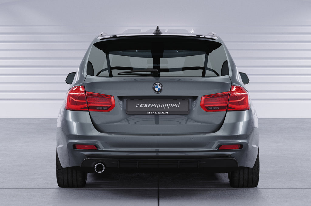 CSR Heckspoiler | Heckflügel mit ABE für BMW 3er F31 Touring HF751-C Carbon Look Hochglanz (keine Lackierung erforderlich)