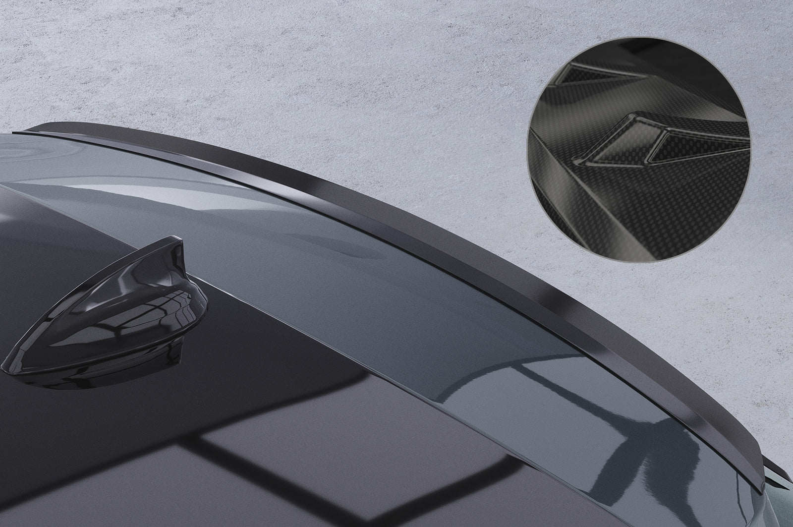 CSR Heckspoiler | Heckflügel mit ABE für BMW 3er F31 Touring HF751-C Carbon Look Hochglanz (keine Lackierung erforderlich)