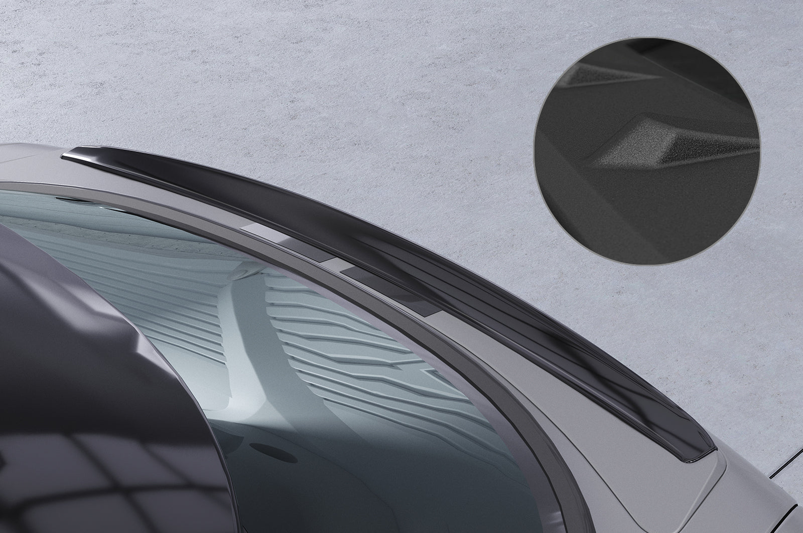 CSR Heckspoiler | Heckflügel mit ABE für Mini R59 (Roadster) HF752-S Strukturiert schwarz matt (keine Lackierung erforderlich)