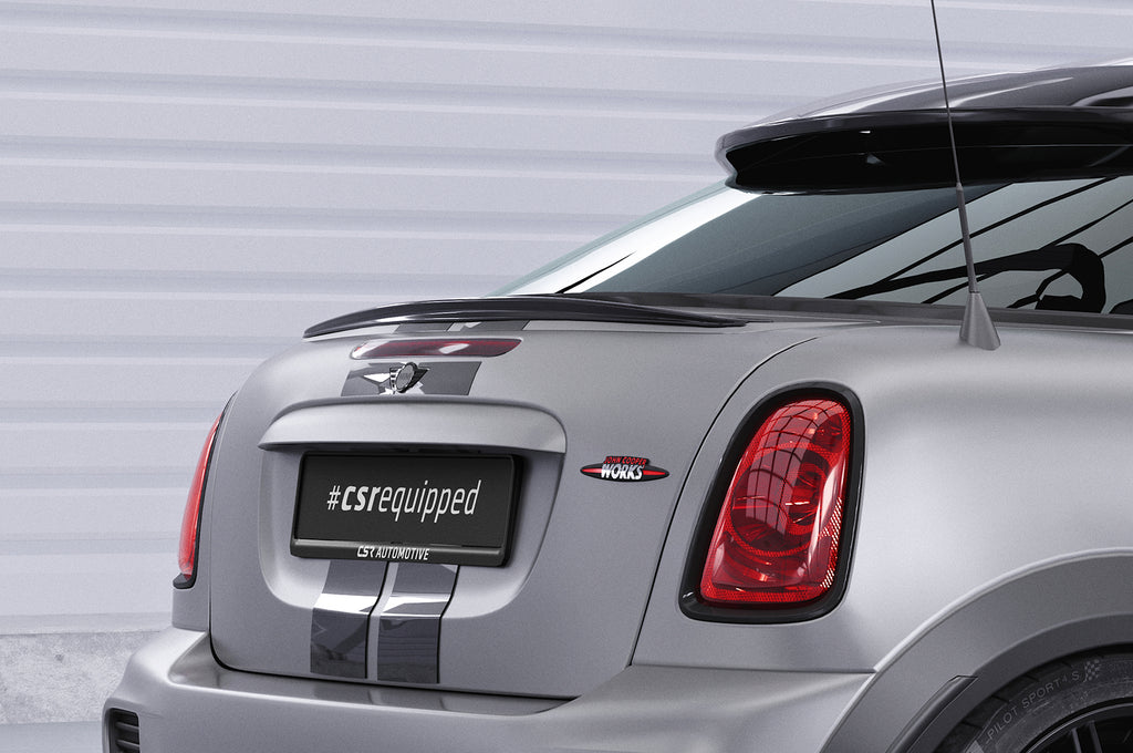CSR Heckspoiler | Heckflügel mit ABE für Mini R59 (Roadster) HF752-S Strukturiert schwarz matt (keine Lackierung erforderlich)