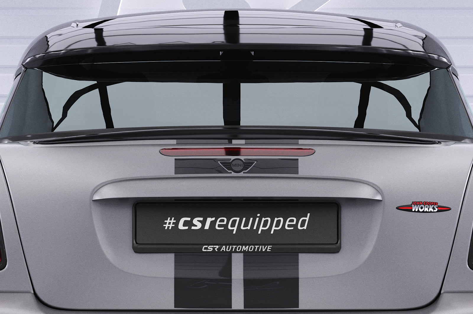 CSR Heckspoiler | Heckflügel mit ABE für Mini R59 (Roadster) HF752-C Carbon Look Hochglanz (keine Lackierung erforderlich)