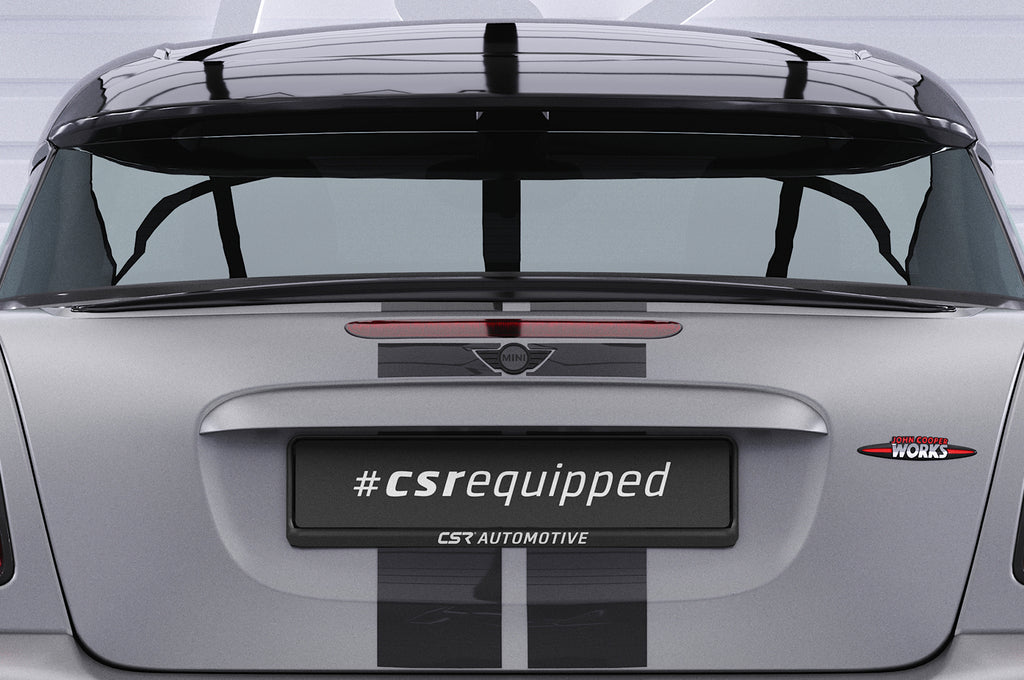 CSR Heckspoiler | Heckflügel mit ABE für Mini R59 (Roadster) HF752-S Strukturiert schwarz matt (keine Lackierung erforderlich)