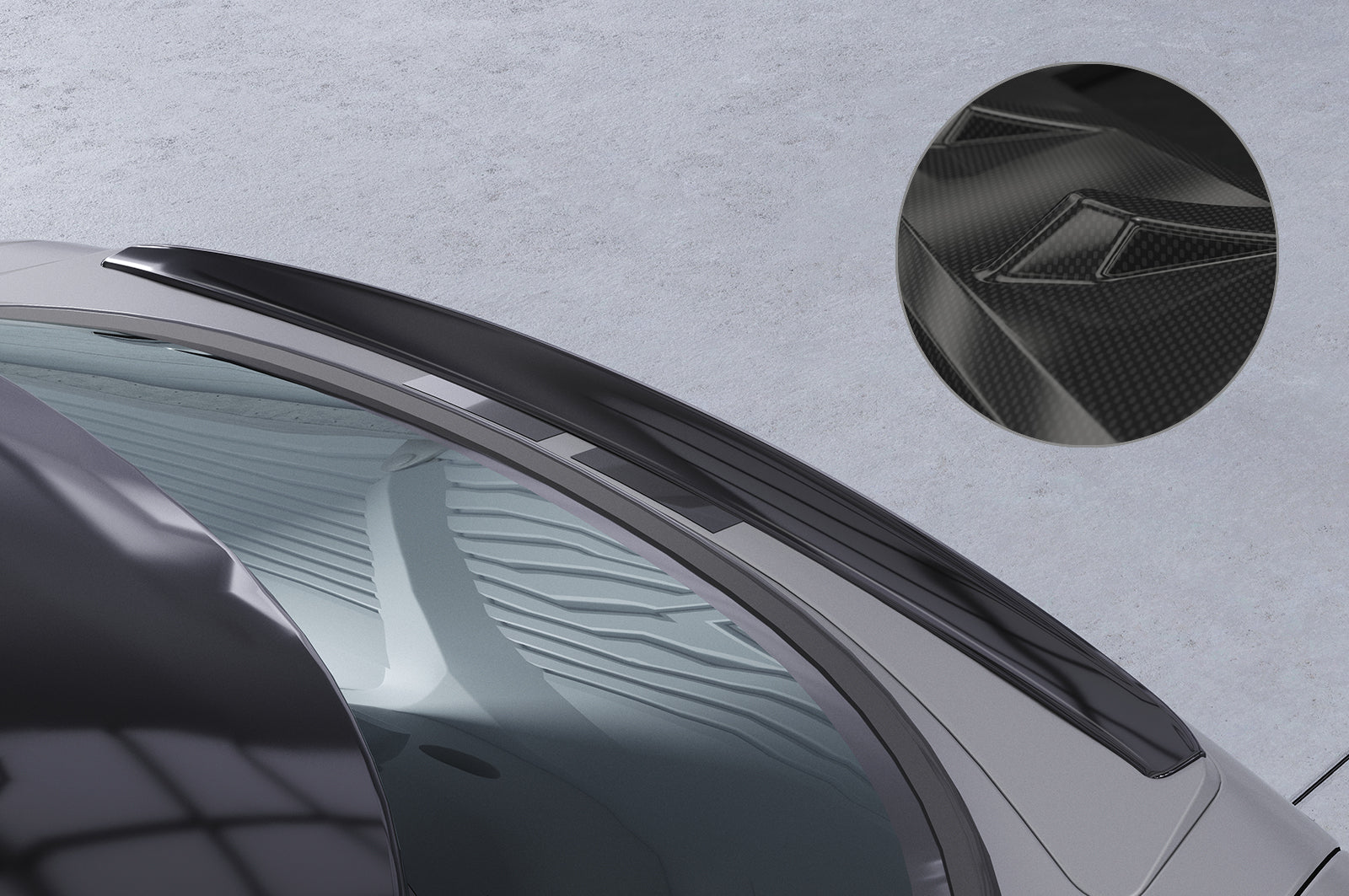 CSR Heckspoiler | Heckflügel mit ABE für Mini R59 (Roadster) HF752-C Carbon Look Hochglanz (keine Lackierung erforderlich)