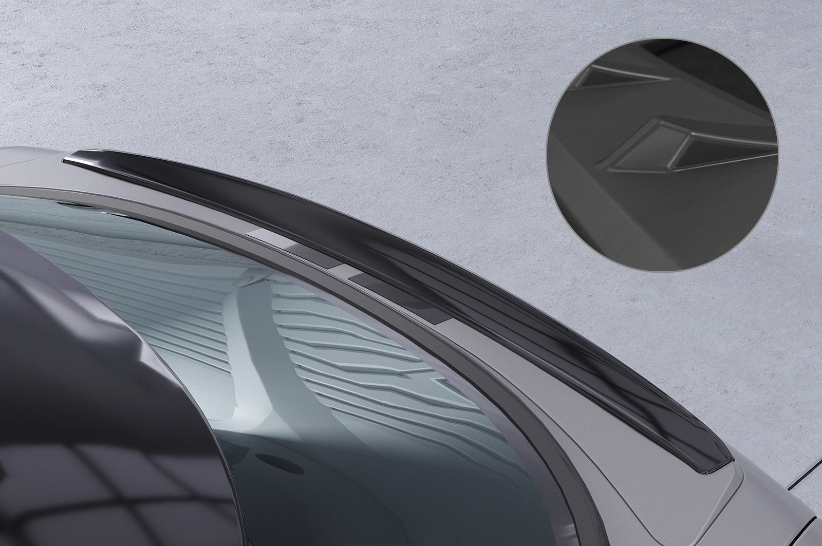 CSR Heckspoiler | Heckflügel mit ABE für Mini R59 (Roadster) HF752-L Unlackiert roh (Lackierung erforderlich)